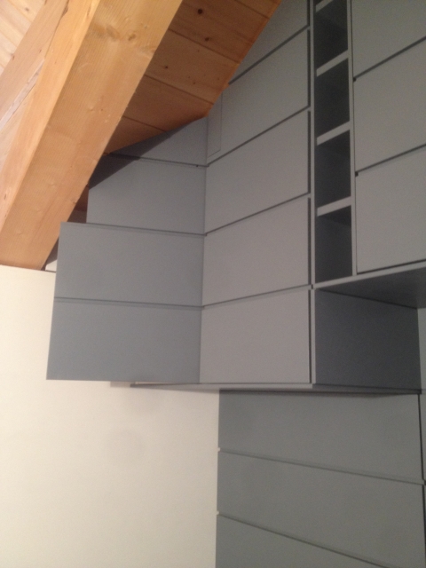 Scala contenitore Grey